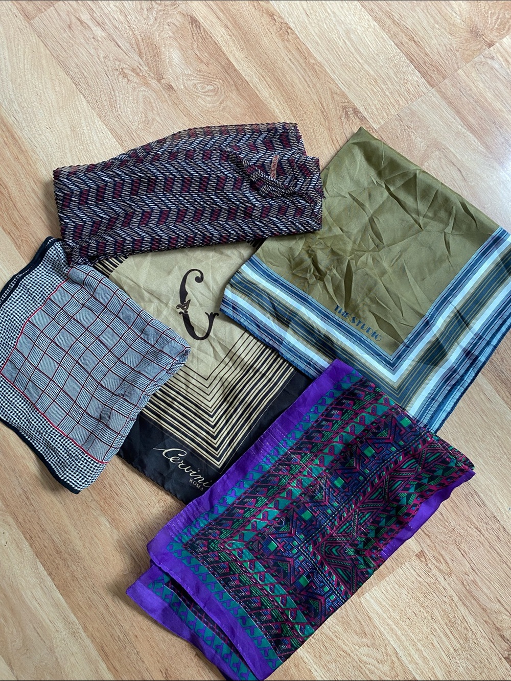 Vintage scarf lot VGUC